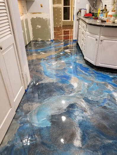 Metallic Epoxy Katy, Texas